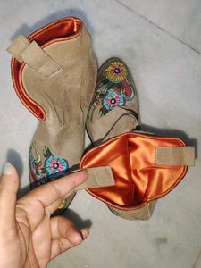 IMPORTED Italian|Pure Leather 🪡 Embroidered Boot
