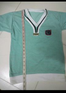 Striped V-Neck T-Shirt for Boys