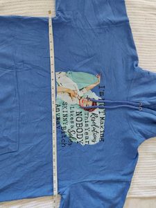 Authantic Blue Graphic Hoodie