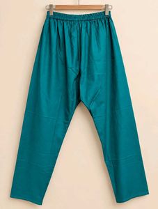Embroidered Teal Kurta Set cotton XXL size