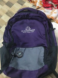 Purple Jumbo School Backpack