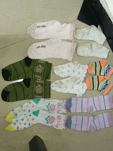 7 pis mix sizes combo Socks