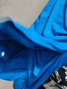 Wrap Style Royal Blue Dress