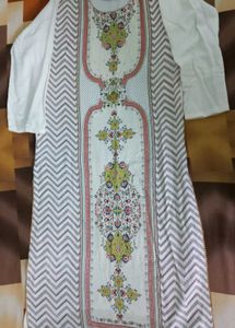 ▫️Off-white Printed Kurti▫️