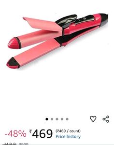 Nova 2in 1 Ceramic Hair straightener and curler