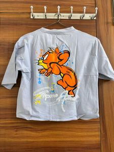 Cute tom and Jerry Graphic T-Shirt
