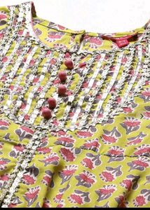 biba girls Floral Sharara set +earring