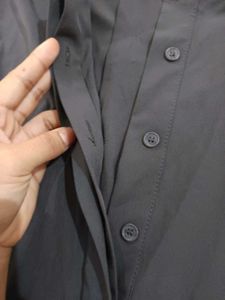 Solid Dark Grey Top