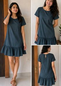 Flirty Ruffled Hem Dress