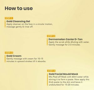 Skin Solutions Gold Infusion Facial Kit