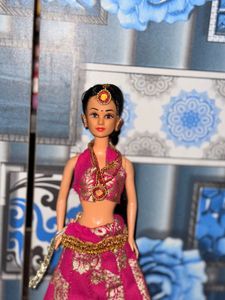 Doll in Traditional Lehenga With Jewellery