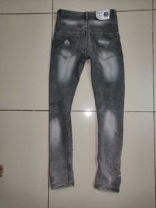 Men's Grey Slim Fit Jeans