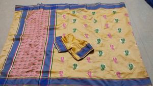 Elegant Yellow Saree with Blouse
