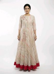 Bespoke Bridesmaid Cotton-Chiffon Gown Bust 40inch