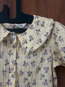 🪻Imported Korean Chic Floral Print Top