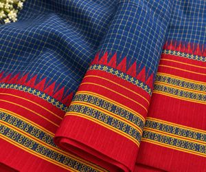 Elegant South Indian Style Cotton Silk Blend Saree