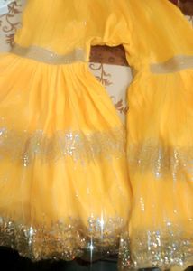 Yellow Sharara Suit
