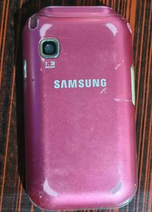 Pink Samsung Feature Phone