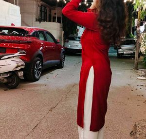 Elegant Red Kurta