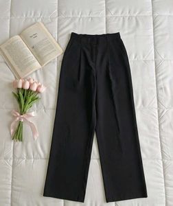 Black Wide Leg Trousers