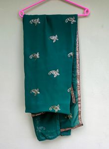 Green Dupatta For Lehenga/Half-saree 💚✨