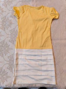 Yellow Rose Embellished Dress