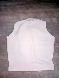 White Mock Neck Sleeveless Top