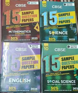 CBSE Class 10 Sample Question Papers (4 Books)