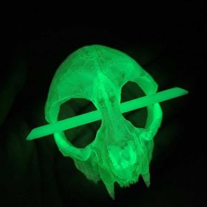 Unique Glow in the dark Skull Hair Pin