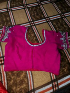 Beautiful Pink Embellished Blouse