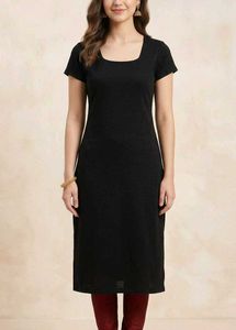 Classic Black Kurta for Women