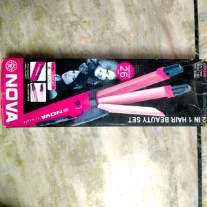 Pink Hair Curler &amp; Straightener