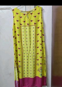 Vibrant Sleeveless Kurtis - Set of 2