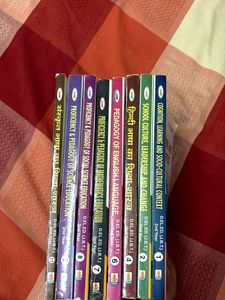 Set of 9 D.EL.ED. (J.B.T.) Books (second year)