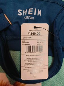 Shein Plunging Halter Neck Panelled Micro Crop Top