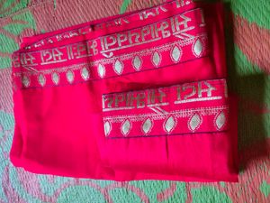 Saubhagyawati Red Saree