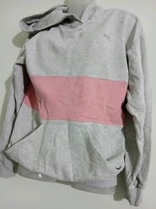 Grey &amp; Pink Hoodie