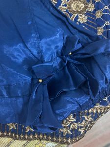 Heavy embroidery suit with Pure chiffon duppatta