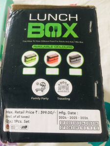 Green Lunch Box &amp; 😋Water Bottle Set