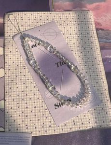 Sparkling Crystal Beaded Phone Charm
