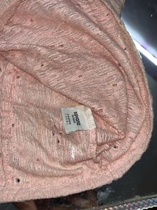 Pink Lace Off-Shoulder Top