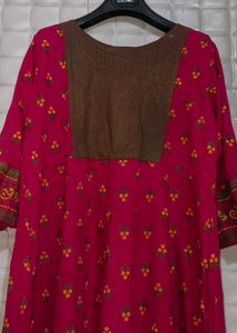 Pink Anarkali Frock Suit – Elegant Ethnic Wear