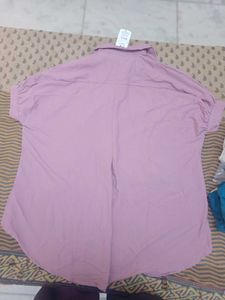 brand new Hi-Low Button-Up Shirt