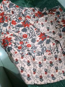 Bohemian Floral Print Kurta