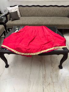 Vibrant Pink Ethnic Lehenga with Gold Border