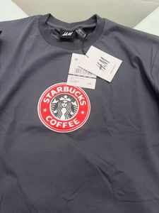 H&amp;M Starbucks Graphic T-Shirt L SIZE