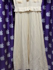Elegant Cream Knit dress