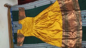 Party Wear silk Gown customised
