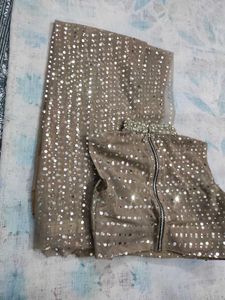 Sparkling Sequined saree with blouse