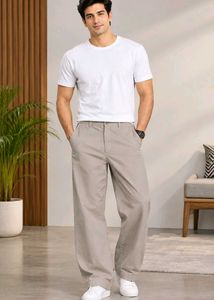 Cottonworld Classic Beige Trousers Size 36"